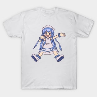 I draw happy blue squid girl / Shinryaku Ika Musume anime T-Shirt